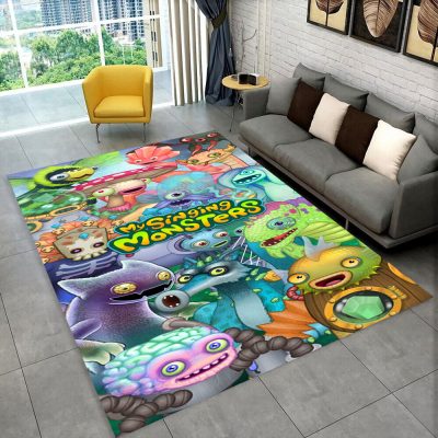 3D My Singing Monsters Video Game Cartoon Area Rug Carpet for Home Living Room Bedroom Sofa 18 - My Singing Monsters Shop