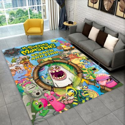 3D My Singing Monsters Video Game Cartoon Area Rug Carpet for Home Living Room Bedroom Sofa 21 - My Singing Monsters Shop
