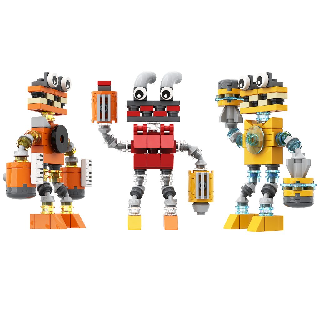 MOC My Singing Monsters Wubbox Building Blocks Model Horror Cartoon Music Development Games Bricks Toy For 1 - My Singing Monsters Shop