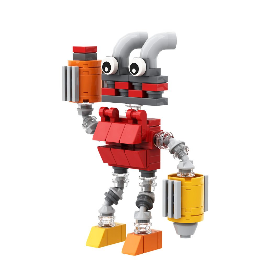 MOC My Singing Monsters Wubbox Building Blocks Model Horror Cartoon Music Development Games Bricks Toy For 3 - My Singing Monsters Shop