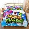 My Singing Monsters Comfortable Bedding Three Piece Soft and Breathable Duvet Cover Gift 22 - My Singing Monsters Shop