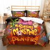 My Singing Monsters Comfortable Bedding Three Piece Soft and Breathable Duvet Cover Gift 27 - My Singing Monsters Shop