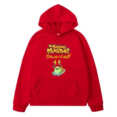 My Singing Monsters Autumn Hoodies Print Sweatshirt boy girl clothes y2k sudadera Anime hoodie Fleece Pullover - My Singing Monsters Shop
