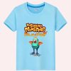 My Singing Monsters Cute T shirt Kawaii Short Tops 100 Cotton Anime Tees y2k boys girl - My Singing Monsters Shop